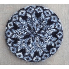 Kangol Knit Beret Snowflake Nordic Tribal Mandala Wool Hat UK Made NEW Medium  eb-96179530